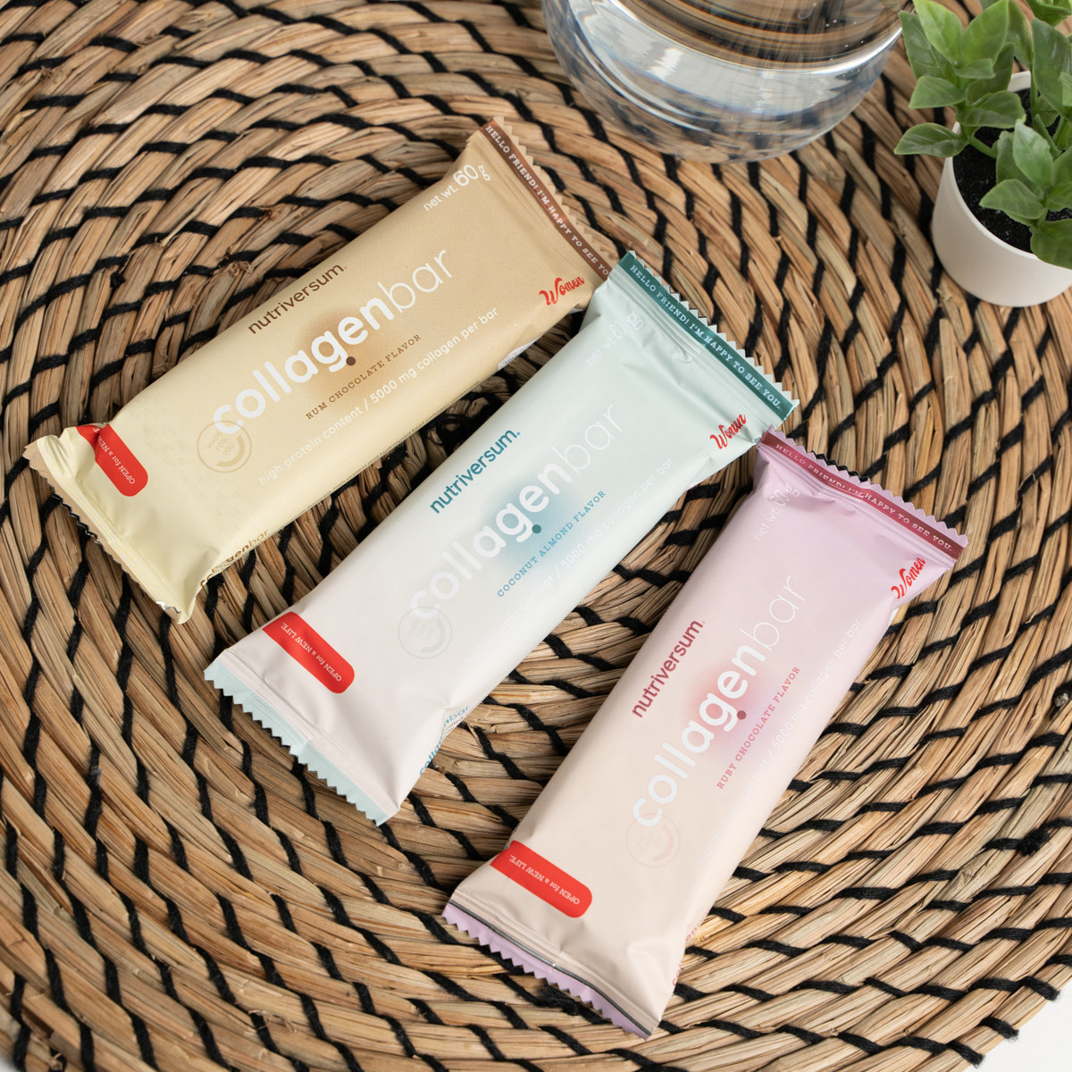 Nutriversum Collagen Bar fehérjeszelet 5000 mg kollagénnel, 60 g