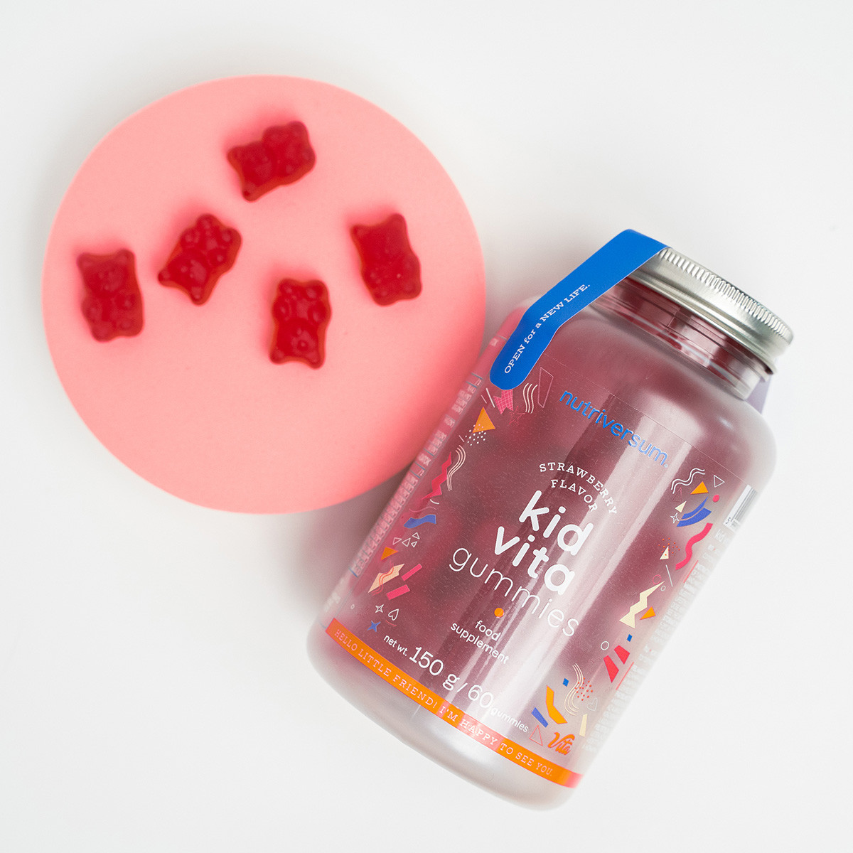 Nutriversum Kid Vita gyerek multivitamin, 60 db gumimaci