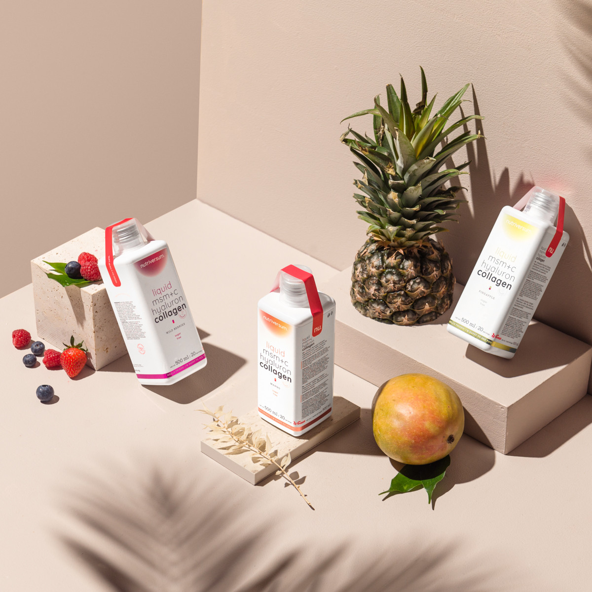 Kollagén ital, marha kollagénnel, hialuronsavval, MSM-mel és C-vitaminnal