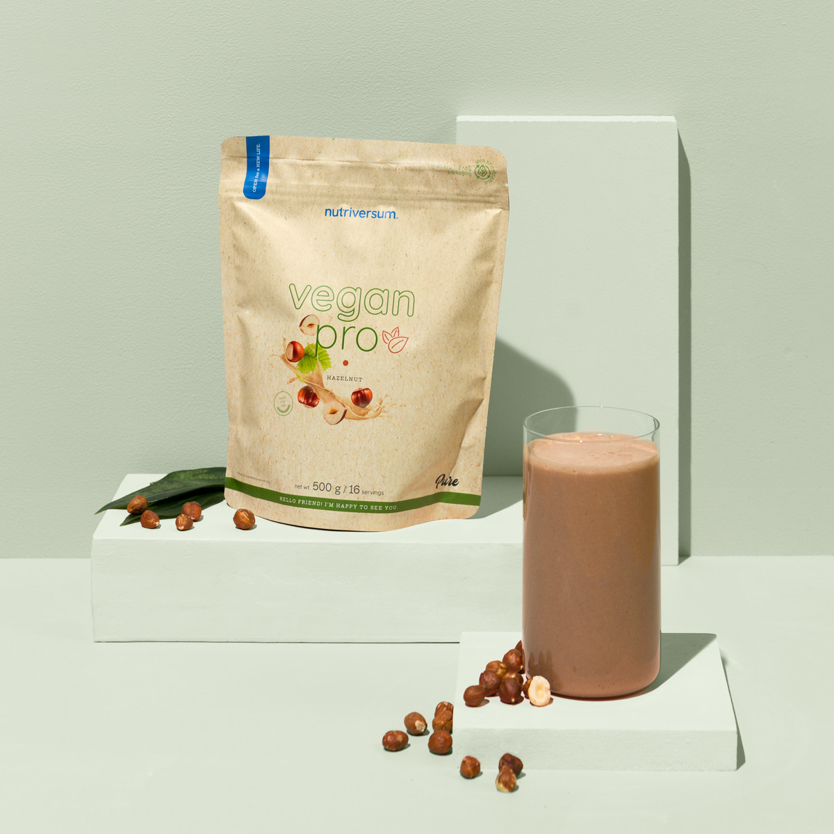 Nutriversum Vegan Pro vegán fehérje, növényi protein 500 g