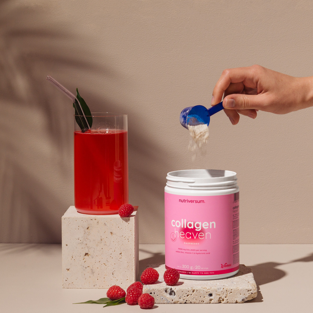 Collagen Heaven kollagén por, gyümölcsös ízesítéssel