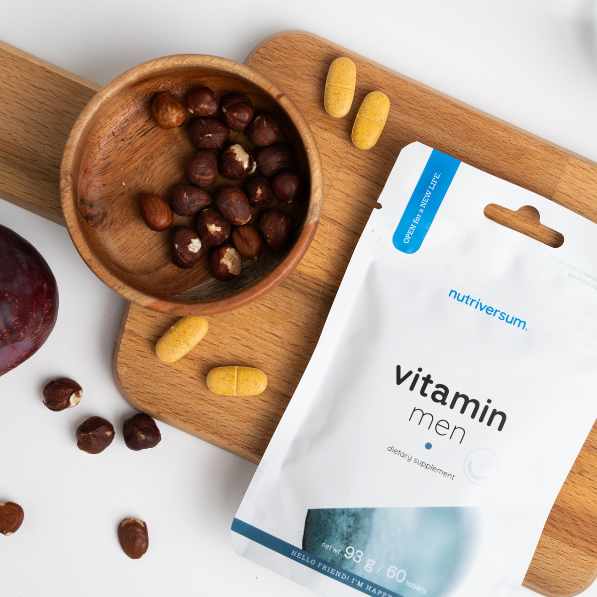 Férfi multivitamin 12 féle vitamin, 9 féle ásványi anyag, 4 féle aminosav