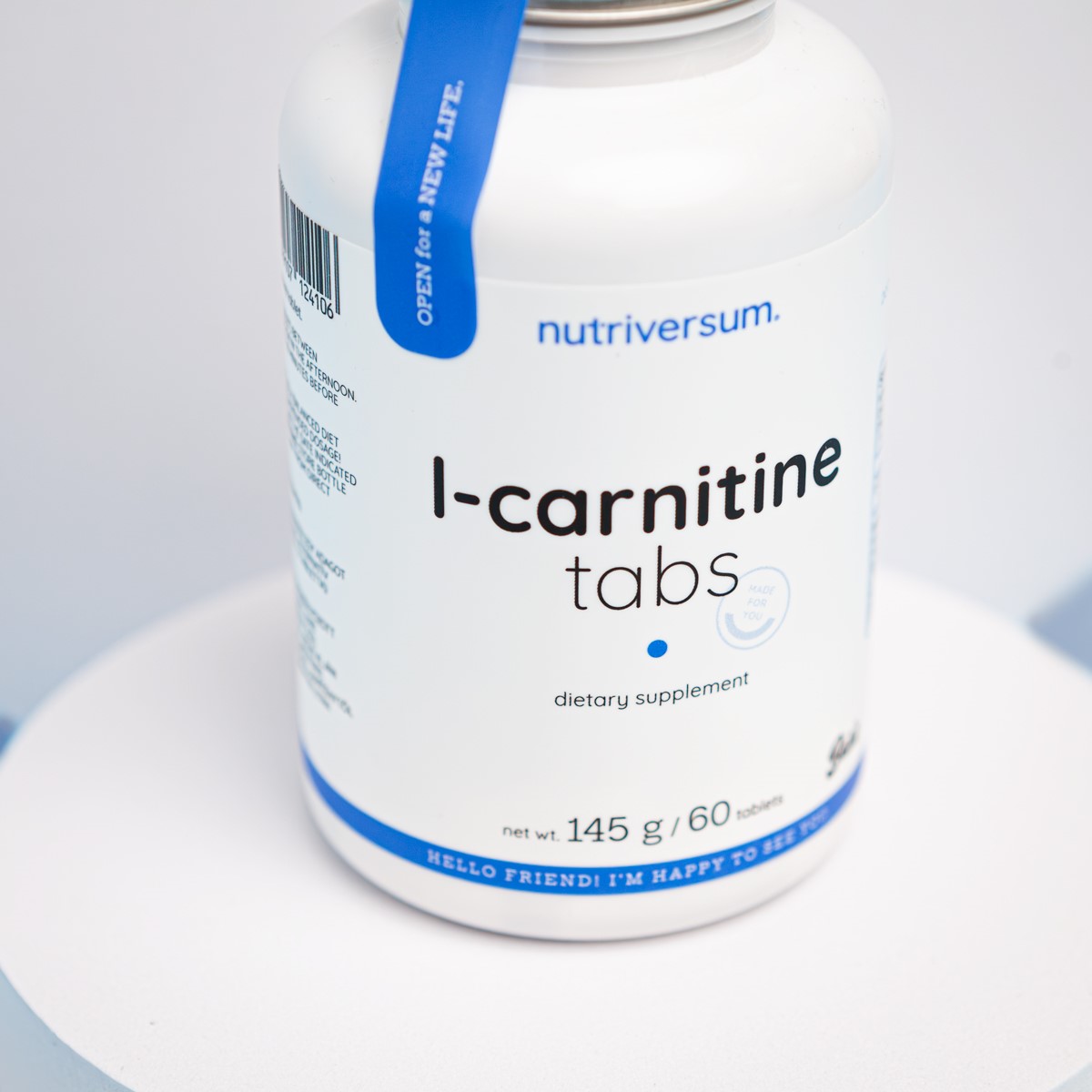 Nutriversum L-carnitine tabletta 60 db, 1500 mg