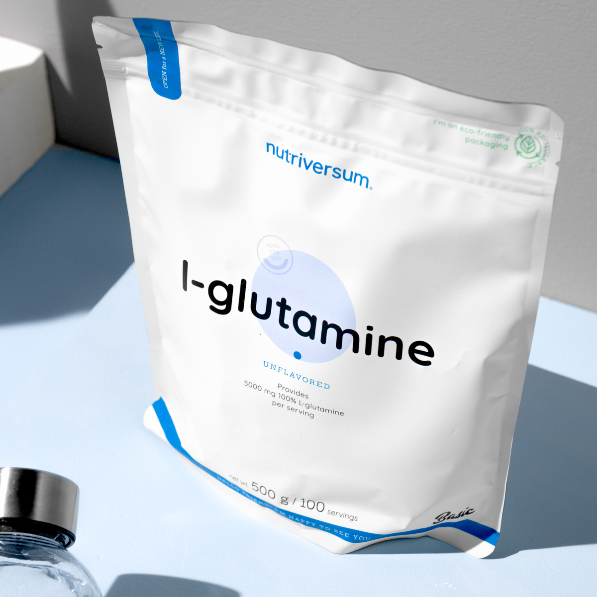 L-glutamine tiszta glutamin aminosav italpor
