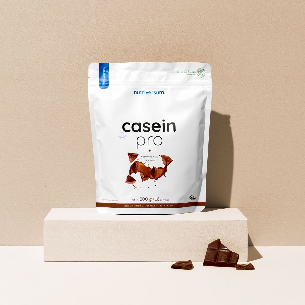 Nutriversum Casein Pro casein fehérje, kazein fehérjepor 700 g